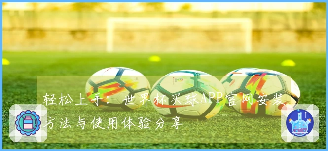 轻松上手：世界杯买球APP官网安装方法与使用体验分享